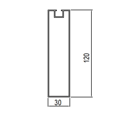 30120mm baffle ceiling