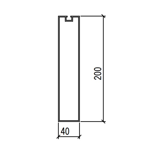 40200mm baffle ceiling